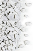 0.5" White Marble (18kg bag)